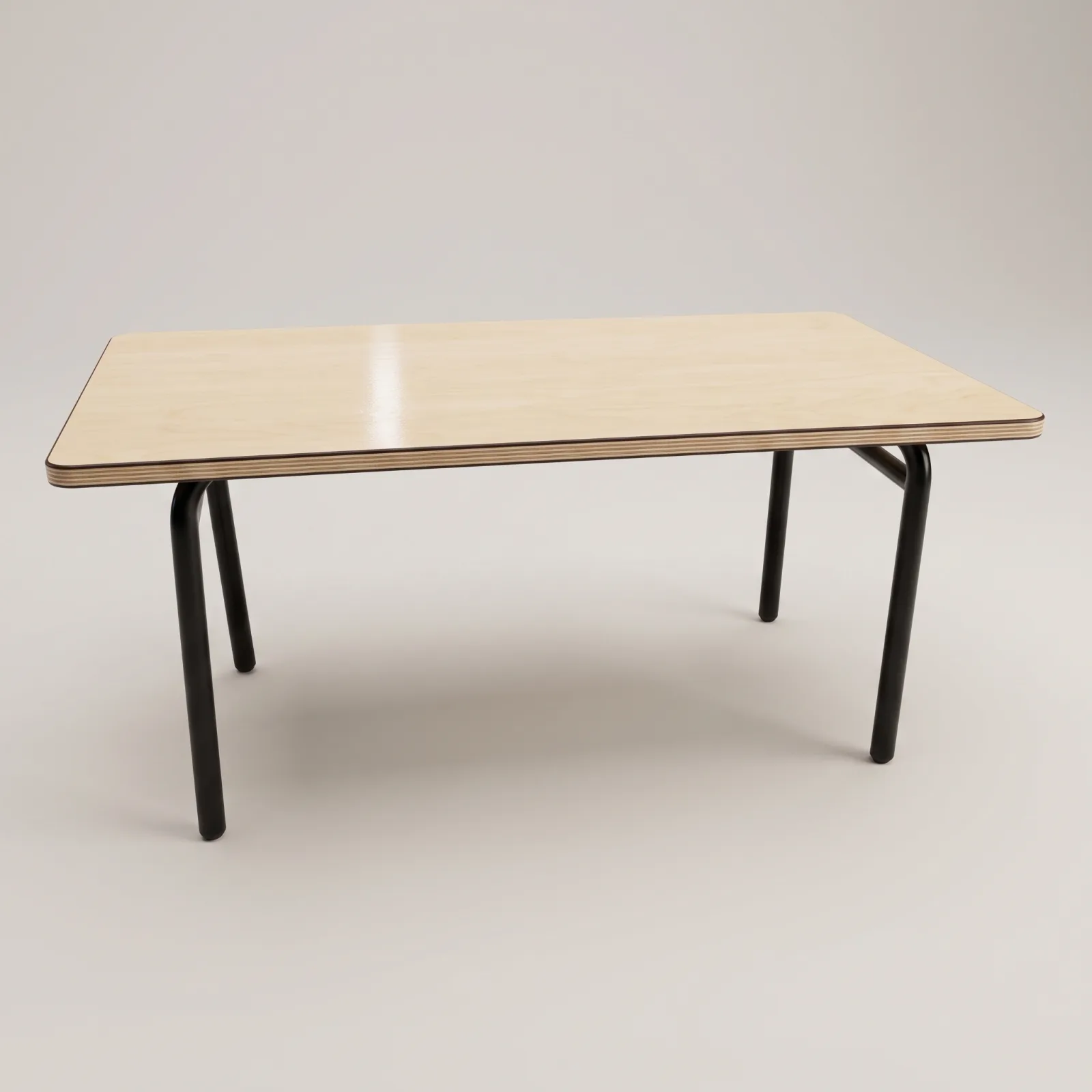 Mesa rectangular, vista de estudio