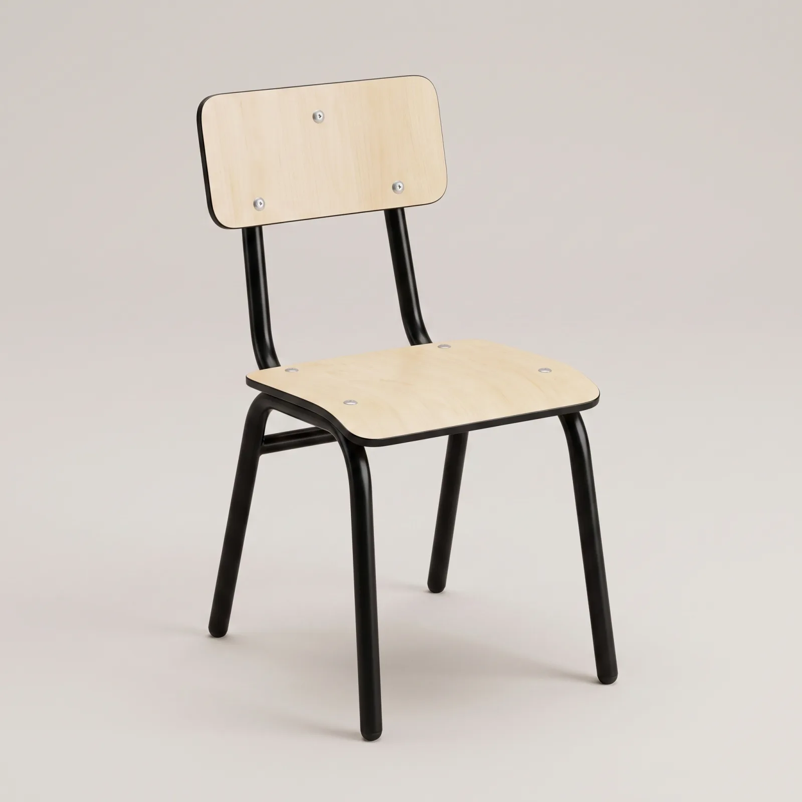 Silla Kinder moderna, vista de estudio